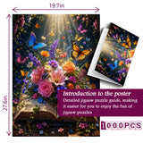 Book Blooms & Butterflies Jigsaw Puzzle 1000 Pieces