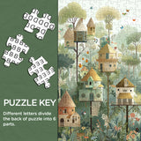 Puzzle Village de la cabane dans les arbres 1000 pièces