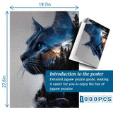 Mystic Forest Cat Jigsaw Puzzle 1000 Pieces