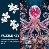Kristalloktopus-Puzzle 1000 Teile