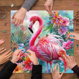 Flamingo Bloom Jigsaw Puzzle 1000 Piece