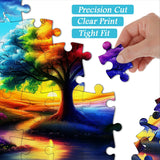 Rainbow Tree of Life Jigsaw Puzzle 1000 Pieces