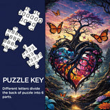 Puzzle Albero del Cuore 1000 Pezzi
