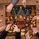 Natale dei bambini Carols Jigsaw Puzzle 1000 Pezzi