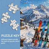 Skiers' Mountain Retreat Puzzle 1000 Stück