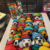 Cute Dog Fashion Hat Jigsaw Puzzle 1000 Pieces