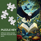 Eagle Plumes Pages Jigsaw Puzzle 1000 Pieces