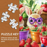 Sweet Bunny Trio Jigsaw Puzzle 1000 Pieces