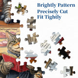 Cat's Library Jigsaw Puzzles 1000 Pieces