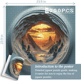 3D Fantasy Landscape Jigsaw Puzzle 1000 Pieces