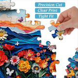 Art Flower Bush Jigsaw Puzzle 1000 Pieces