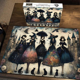Raven Night Girls Jigsaw Puzzle 1000 Pieces
