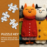 Cozy Cat Art Jigsaw Puzzle 1000 Pieces