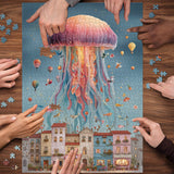 Jelly Town Puzzle mit 1000 Teilen