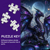 Puzzle en Forme de Fruit Galaxy en Cristal 1000 Pièces