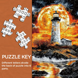 Rock Lighthouse Jigsaw Puzzle 1000 Pieces