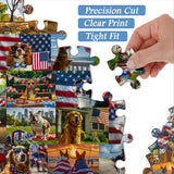 Patriot Dog Jigsaw Puzzles 1000 Pieces