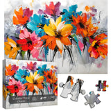 Buntes Blumen-Charme-Puzzle, 1000 Teile