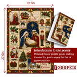 Puzzle vintage patchwork natalizio da 1000 pezzi