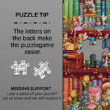 Fairy Bookshelf Jigsaw Puzzle 1000 Pieces