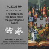 Book Page Town Jigsaw Puzzle 1000 Pieces