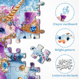Snowman Unicorn Jigsaw Puzzles 1000 Pieces