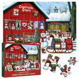 Christmas Quilt Shop Jigsaw Puzzle 1000 Pieces