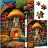 Mushroom House Jigsaw Puzzle 1000 Piece