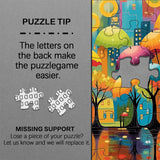 Rompecabezas Bosque de Paraguas Urbanos 1000 Piezas