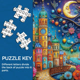 Puzzle di Fantasy Town 1000 pezzi