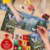 Christmas Cheer Advent Calendar Jigsaw Puzzle 1000 Pieces