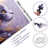 Puzzle Chat au clair de lune 1000 pièces