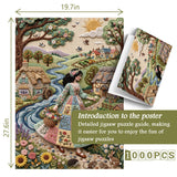 Threaded Fields Jigsaw Puzzle 1000 Pieces