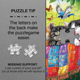 Patchwork-Welpen-Puzzle 1000 Teile