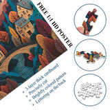 Golden Sunset Village Jigsaw Puzzle 1000 Pieces