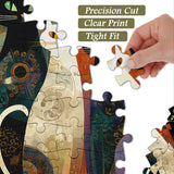 Puzzle di Gatti Colorati 1000 Pezzi