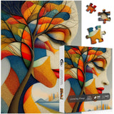 Puzzle Visage en pleine croissance 1000 pièces