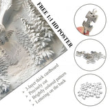 Puzzle Hibou dans la neige 1000 pièces