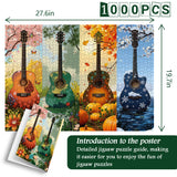 Puzzle Guitare Quatre Saisons 1000 pièces