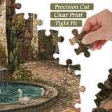 Serene Fountain Jigsaw Puzzle 1000 Pieces