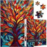Patchwork Tree Jigsaw Puzzle 1000 Piece
