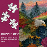 Leaf Eagle Jigsaw Puzzle 1000 Pieces