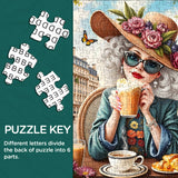 Elegante puzzle per il tè pomeridiano, 1000 pezzi