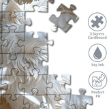 3D Ivory Cat Jigsaw Puzzle 1000 Pieces