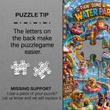 Cute Pet Water Park Jigsaw Puzzle 1000 Pieces