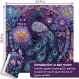 Diamant Pfau Puzzle 1000 Teile