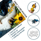 Puzzle Femme Fleur Colorée 1000 Pièces