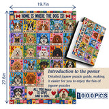 Pfoten der Liebe Puzzle 1000 Stück