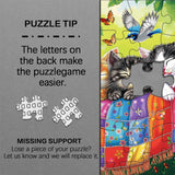 Cats Sleep in Spring Jigsaw Puzzle 1000 Pieces