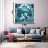 Winter Leaf River Jigsaw Puzzle 1000 Piece